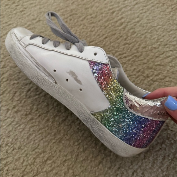 Golden goose super star low top sneaker size 8 - Picture 4 of 7